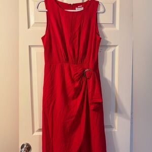 Calvin Klein Collection Scarlet Midi Dress